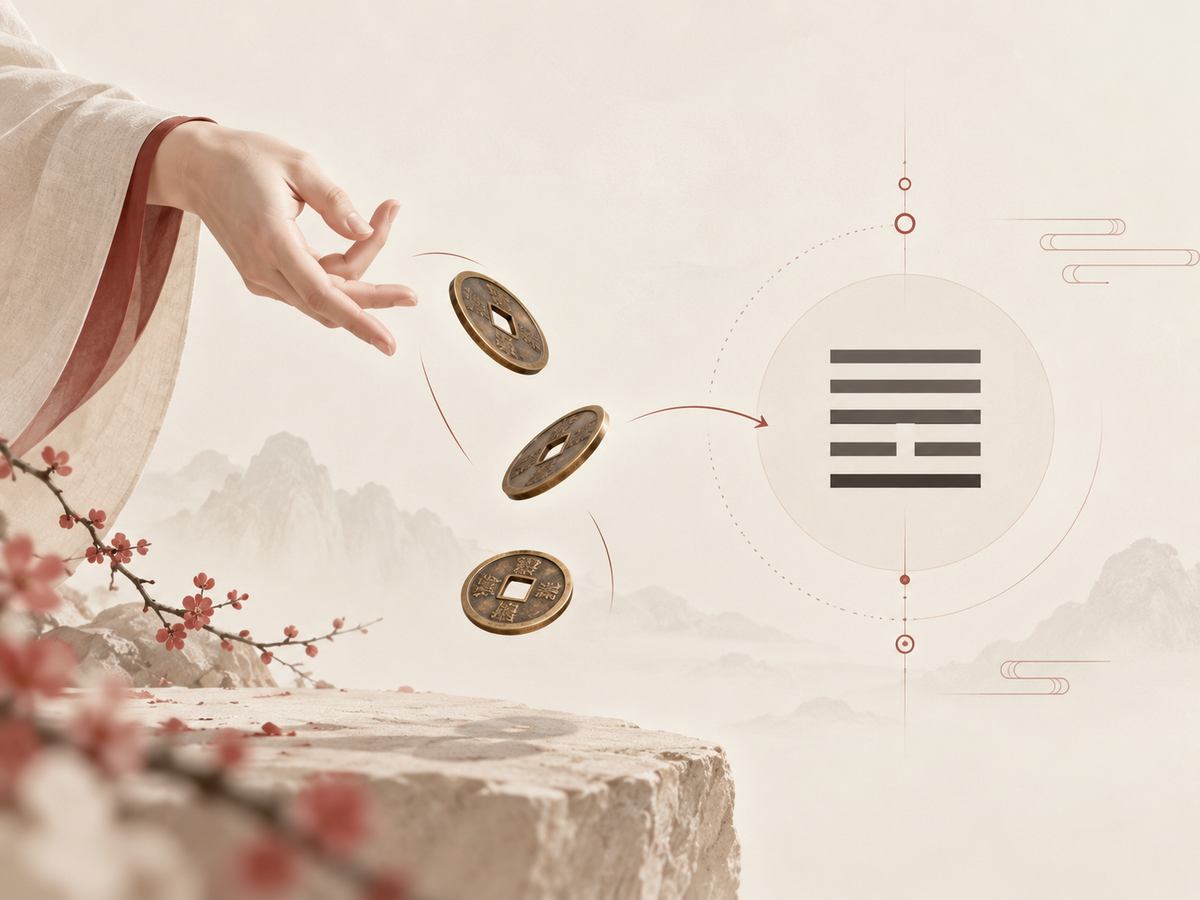 Liuyao six line divination